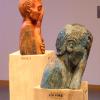 Lehigh University Lucy Gans sculptures - I Never Told Anyone: Guilt and Shame, wood, encaustic